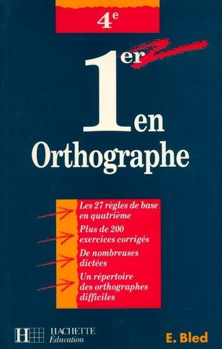 1er orthographe - 1er, en