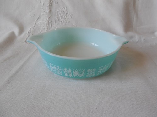 Ancien plat pyrex amish - plat,