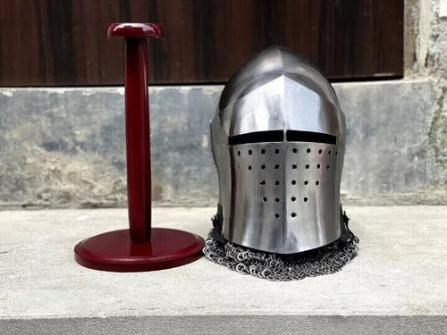 Casque bascinet italien - casque,