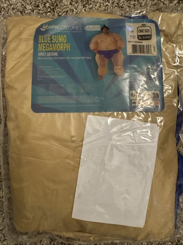 Blue sumo adult costume - blue,