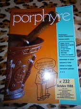 Revue Porphyre, préparateur