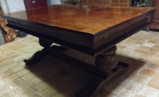TABLE DE SALLE À MANGER EXTENSIBLE EN CHÊNE DÉBUT XXème