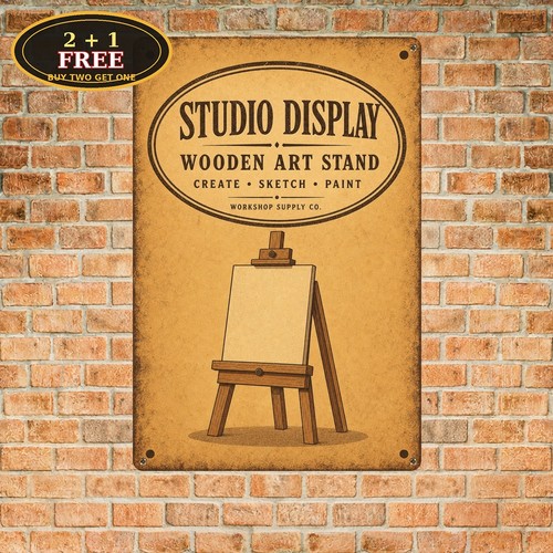 Easel illustration oval badge - oval,