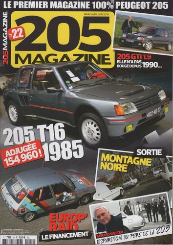 205 magazine peugeot - 205,