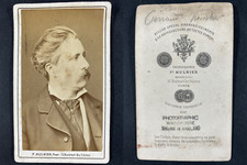Mulnier, Paris, Perraud Vintage albumen print, CDV. Jean-Joseph Perraud est un