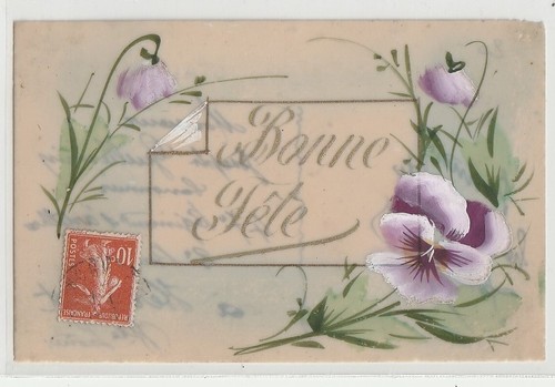 Cpa fantaisie celluloïd - fantaisie,
