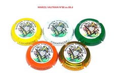 5 Capsules de champagne -