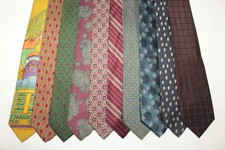 Lot De 10 Cravates En Soie