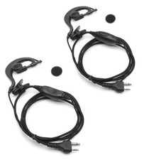 2 X G-Style Oreillettes Casques Mic PTT pour Midland Talkie Walkie G7 G7Pro G...