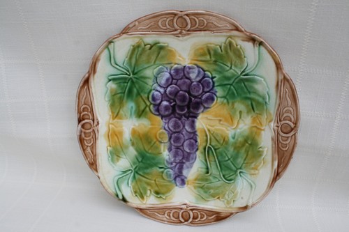 Ancienne assiette barbotine - ancienne, en