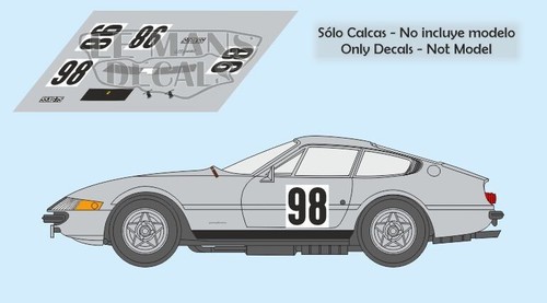 Autocollants ferrari 365 - ferrari, gtb/4