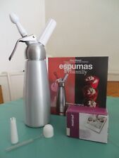 Neuf siphon/30 cartouches/livre/ustensiles