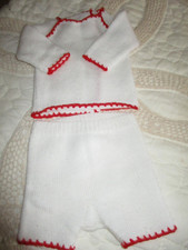 Ensemble vintage lainage pour