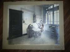 GRANDE PHOTOGRAPHIE TELEPHONE TELEPHONIE 1910 phone