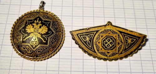 Ancienne broche pendentif - ancienne, et