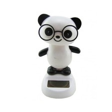 Figurine panda solaire animé - solaire,