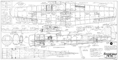 Rcm focke wulf 190d9 - rcm, fw-190d9