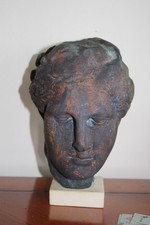 buste en terre cuite    Hygieia  Déesse grecque de la santé la guérison