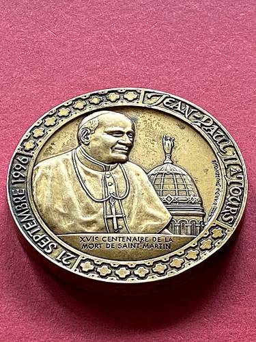 Medaille jean paul visite a - jean, ii