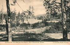 CPA CANADA - QUEBEC - Looking over Lac Mercier from road to Mont Trembante