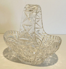 Vide poche panier en verre déco vintage