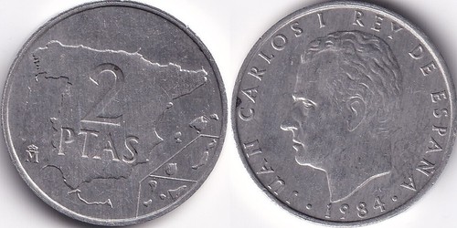 Pesetas 1984 espagne - pesetas,