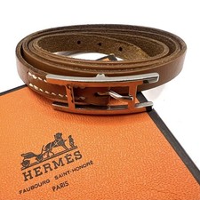 Bracelet Hermès en cuir