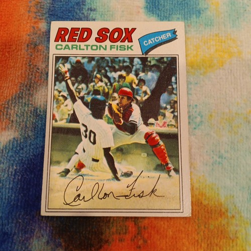 1977 topps 640 carlton fisk - #640,