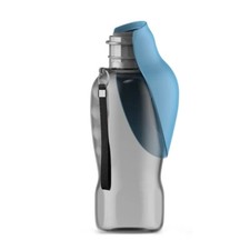 BOUTEILLE D'EAU PORTATIVE-GOURDE DE VOYAGE PLIABLE ET SECURISEE POUR CHIEN-800ML
