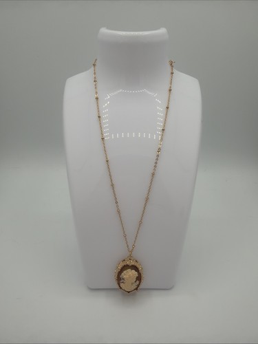 Collier camée vintage - , femme