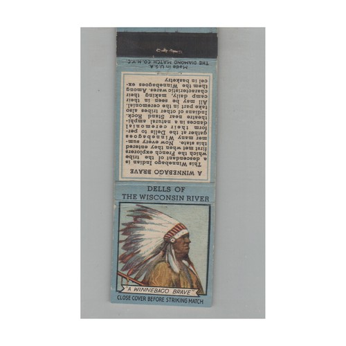 Matchbook cover winnebago - matchbook, a