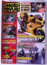 MOTO REVUE n°3545 du 11/2002; Triumph 600 Daytona/ Ducati 620 Sport/ Hayden
