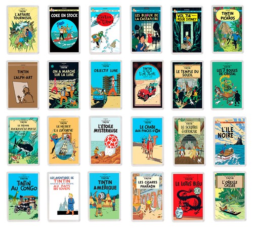 Collection tintin livres - 24,