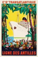 COLOMBIE PAQUEBOT CGT Rfbz -