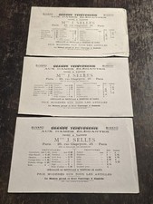 publicité 3 papier Buvard J.selles Grande Teinturerie Usine A Vapeur Paris