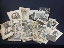 Lot 100x photo photographie noir blanc ancienne papier tirage argentique