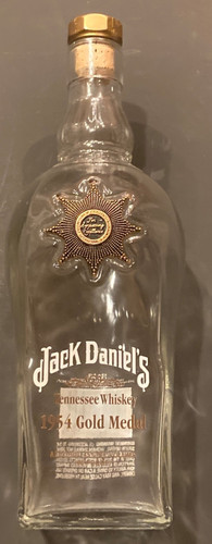 Jack daniels empty 1954 gold - jack,