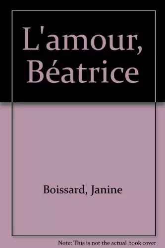 Amour béatrice janine - l'amour,,