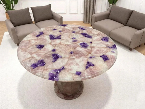Rose quartz amethyst coffee - rose,