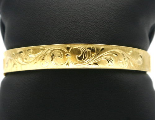 Bracelet rigide cerceau - rigide, or
