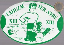 Autocollant. Sport. Rugby. Jeu