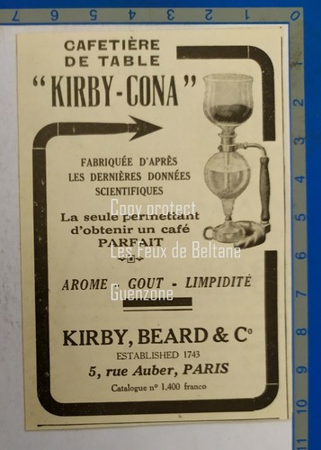 Cafetiere table kirby cona - kirby,