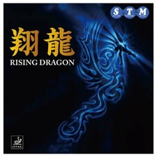 Yasaka Table Tennis Caoutchouc Rising Dragon B-50 Noir 2.0mm