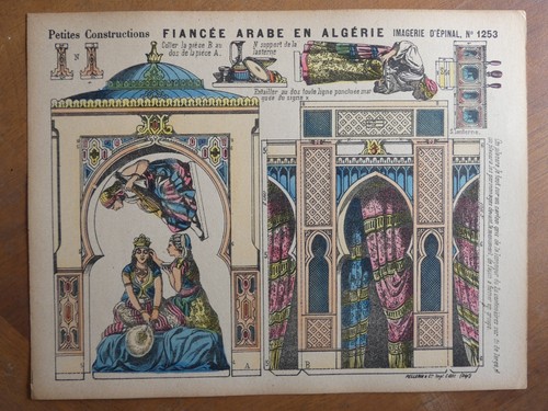 Maquette papier fiancée - papier, arabe