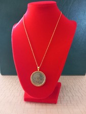 Collier pendentif pièce de