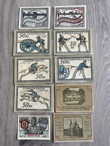 Lot billets allemand - de,