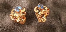 BOUCLES D'OREILLES OR JAUNE 19