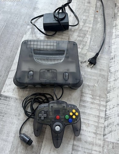 Console nintendo n64 clear - console,