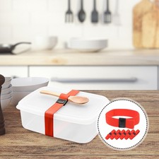  Bandes élastiques 6PCS pour la boîte à lunch Box Boîte élastique Boîte Bento