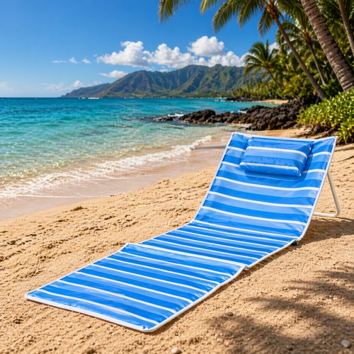 Tapis plage chaise longue - de,